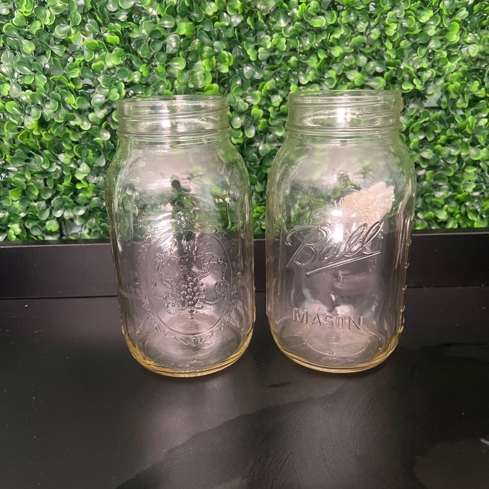 Ball Clear Glass Mason Jars